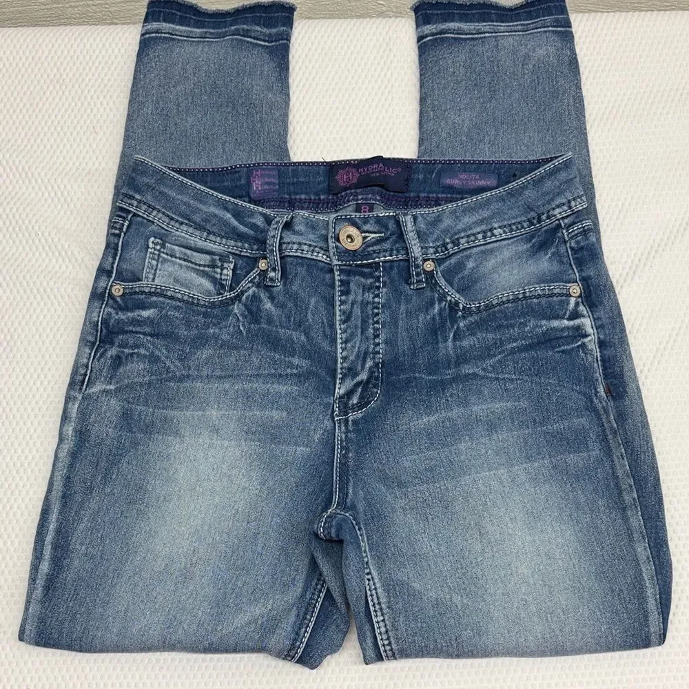 Hydraulic Light Blue Nolita Curvy Skinny Jeans Size 8